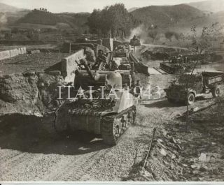 September 1944 allied tanks near the Sieve river Borgo San Lorenzo area