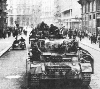 8 settembre 1943 a Milano immagine di una occupazione